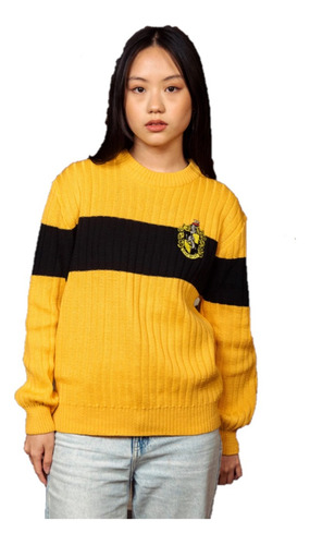 Sweater Harry Potter Quidditch Hufflepuff Tifn