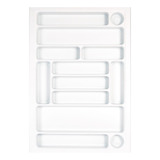 Organizador De Cubiertos Cajones Grandes 72x48cms Blanco