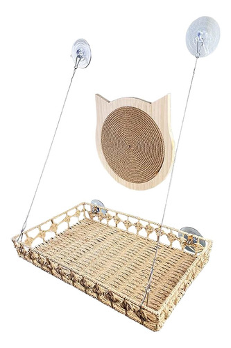 Percha Para Ventana De Gato Hamaca Para Gato Con Rascador