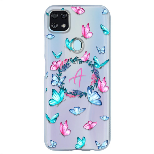 Funda Para Zte Mariposas Personalizada Con Tu Inicial