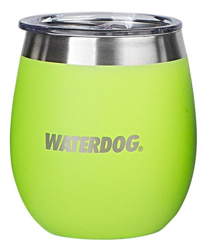 Vaso Termico Copon Mate Waterdog 240cc Acero Inox Tapa Color Amarillo
