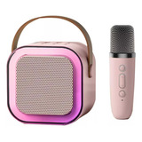 Mini Caixa De Som 1 Microfone Kids Speaker Wireless Portátil