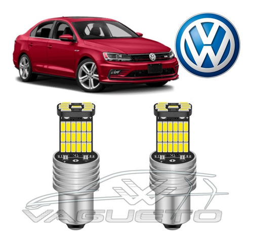 Par De Focos 1156 Canbus Blanco | Reversa Jetta A6 Mk6