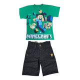 Conjunto Infantil Minecraft