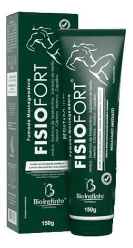 Pomada Fisiofort Verde 150g Massageadora - Bio Instinto 