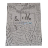 Papel Antigrasa Love 25x20 Mm.