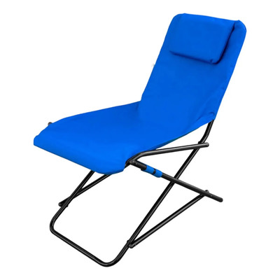 Silla Mecedora Reposet Plegable Portátil Pegaso Color Azul | Meses sin interés
