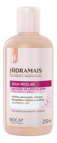 Água Micelar Solução De Limpeza Facial 250ml Hidramais