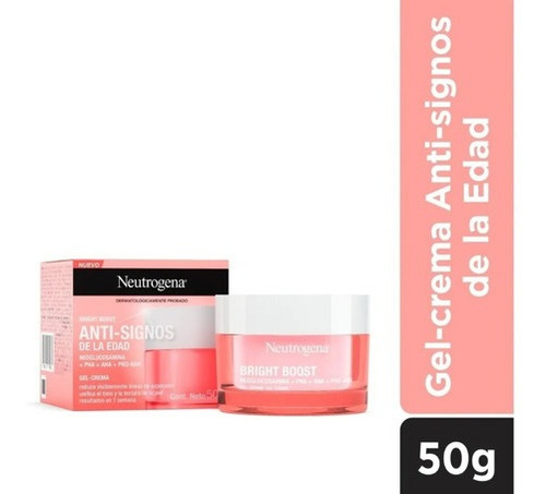 Neutrogena Bright Boost Gel Face Cream Hidrata E Ilumina 50g