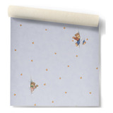 Papel Vinilizado F/celeste Pastel Infantil Osos Dream World