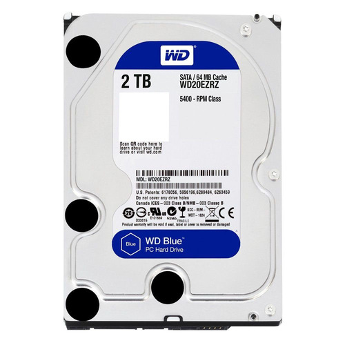 Disco Rigido 2tb Hdd Western Digital 2tb Sata 3 64mb Blue