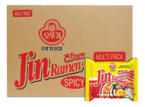 Ottogi Ramen Jin Spicy Caja 40 Piezas* 120g