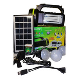 Kit De Camping Solar Radio Bluetooth Ampolletas