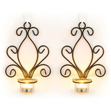 Sziqiqi Candelabros De Pared Para Velas De T, Votivo, Funci