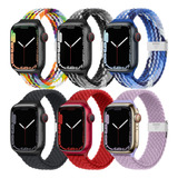 6 Correas Trenzadas Para Apple Watch Ultra 8 7 Se 5 4 3 Slim