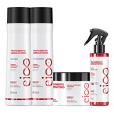 Kit Eico Pro Obrigatório Shampoo Condicionador Máscara Spray