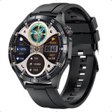  Smartwatch Gt4 Max Com Gps 2 Pulseiras Nfc Amoled Jogos  