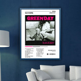 Poster Saviors - Green Day. Producto Digital