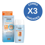 Combo X3 Isdin Fotoprotector Spf50+ Pediatrico Fusion Water