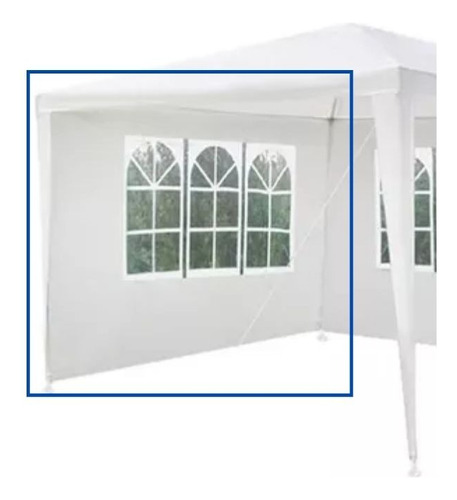 Pared Exahome Rafia Ventanas Gazebo De 3x3mts Cobertor Jardin Fiesta