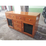 Mueble Bufetero Madera Sólida Caoba