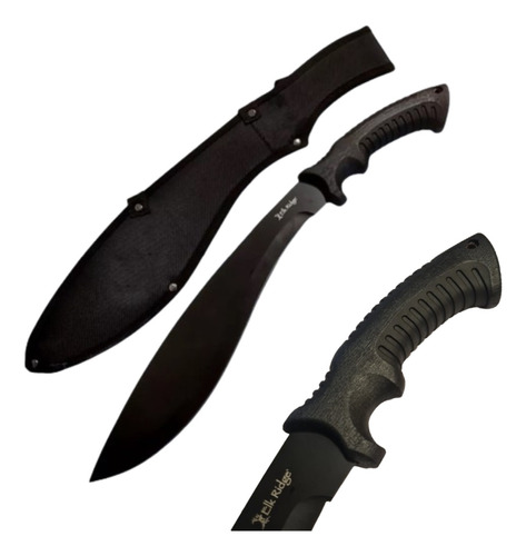 Kukri Machete Cuchillo Tactico Militar Full Tang Elk Ridge