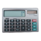 Mini Calculadora Sencilla De Mano Super Delgada + Estuche 