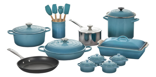 Le Creuset Caribbean - Juego De Utensilios De Cocina De Mat.