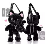 Gato Mochila Emo Dark Gururu Original Lolita Japones Peluche