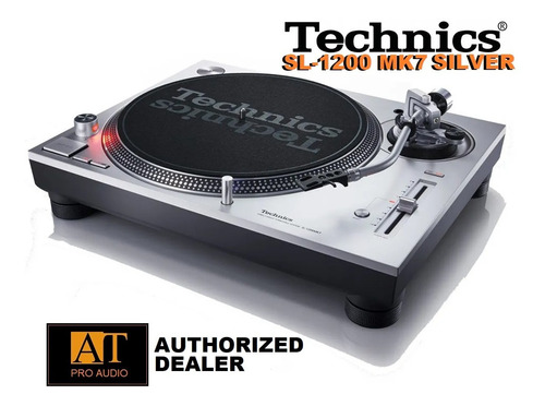 Technics Sl-1200 Mk7 Silver Toca-discos Ñ Antiga Sl1200 Mk2 