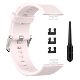 Correa De Silicona Para Huawei Watch Fit - Pink