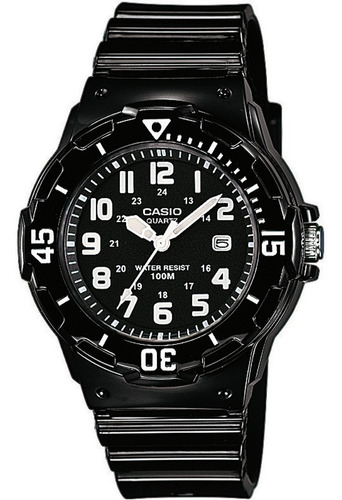 Reloj Casio Dama Lrw-200h-1b Fechador Acabado Brillante