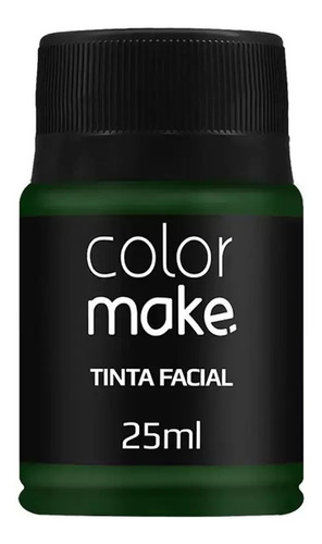 Tinta Facial Líquida Color Make Várias Cores Pote Com 25ml 