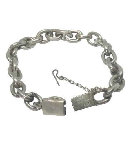 Pulsera Plata Belgiorno Original Mod Zincada 