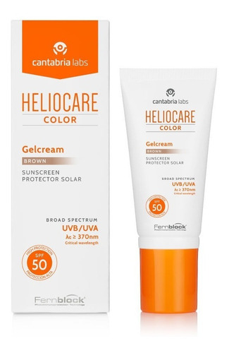 Protector Solar, Gel Cream, Brown. Heliocare