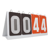 Flip Number Score Board Tabletop Score Marcador Rojo Y Gris