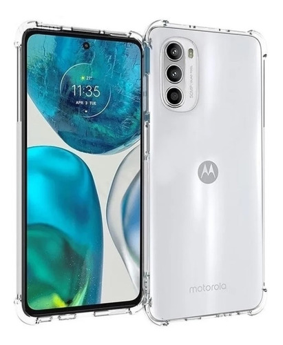 Funda Antishock Transparente Para Motorola + Hidrogel