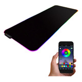 Mouse Pad Gamer Luces Rgb 78x30 4mm Cm Bluetooth Control