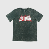 Polera Hombre Batman Wings Verde Oscuro Dc Comics