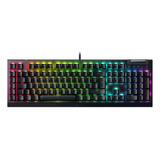 Teclado Gamer Razer Blackwidow V4 X - Yellow Switch - Us Layout Negro