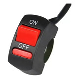 Tecla Boton Switch Interruptor On Off Faros Moto Cuatri Utv