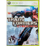 Transformers War For Cybertron Xbox 360 Original Em Disco