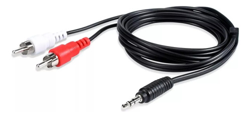 Cable Audio Mini Plug 3.5 Stereo A 2 Rca 3 Metros Auxiliar 