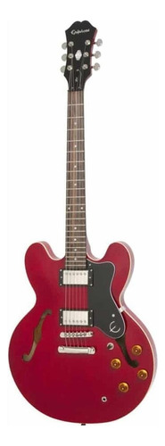 Guitarra Eléctrica EpiPhone Original Es Es-335 De Arce Cherry Níquel Con Diapasón De Laurel Indio