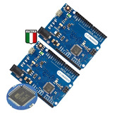 Kit 2x Pcs Italy Para Arduino Leonardo R3 Rev3 Atmega32u4 