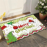 - Mantel Navideño Grinch, Decoración De Fiesta De Navidad
