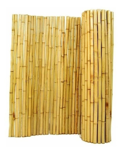 Cerco De Cañas Bambu Tacuara 100x200 Cm  La Mejor Calidad