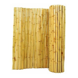 Cerco De Cañas Bambu Tacuara 100x200 Cm  La Mejor Calidad