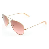 Calvin Klein Gafas De Sol Para Dama Modelo Ck19134s Color Rose Gold Diseño Aviador