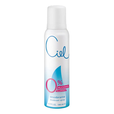Desodorante Aerosol Ciel Clásico Mujer 0% Alcohol 144ml Fragancia | MercadoLibre